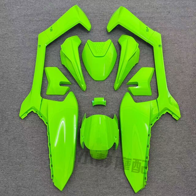 AE4 electric motorcycle version thickened and modified with widened plastic casing