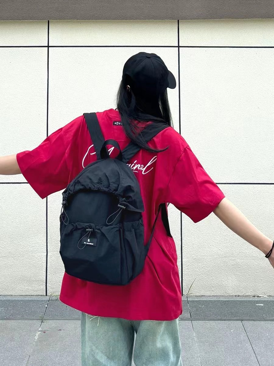 迷你新款日系蓬蓬包文艺双肩包学生休闲书包轻便旅游户外登山背包,淘宝优惠券,粉丝福利购,淘宝优惠卷