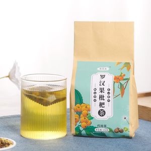 花以美罗汉果枇杷茶大麦金银花菊花蒲公英薄荷叶甘草栀子百合袋泡