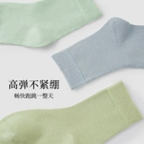 Антибактериальные детские летние хлопковые белые носки подходит для мужчин и женщин для школьников, 100% хлопок, подходит для подростков