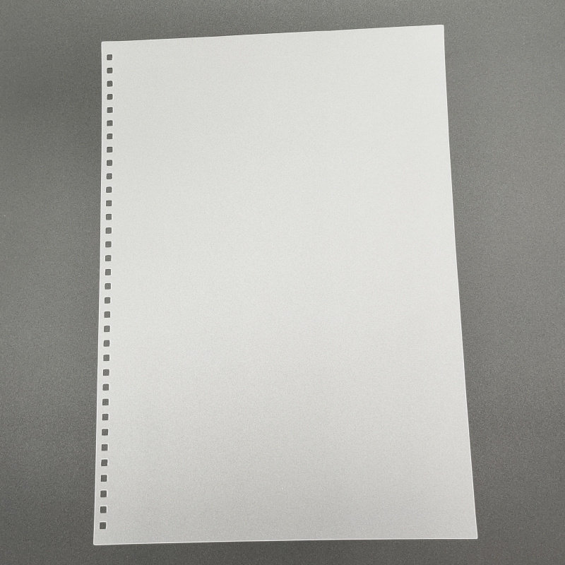 34孔磨砂封面活页封皮B829孔A524孔装订胶片A4方孔雾透白色PP封壳,淘宝优惠券,粉丝福利购,淘宝优惠卷