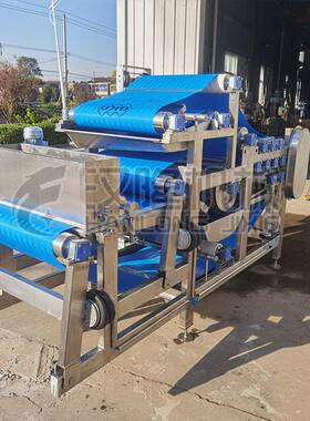 厂供饮料生产设备大型工业水果压榨机黄桃子水蜜桃履带式榨汁机