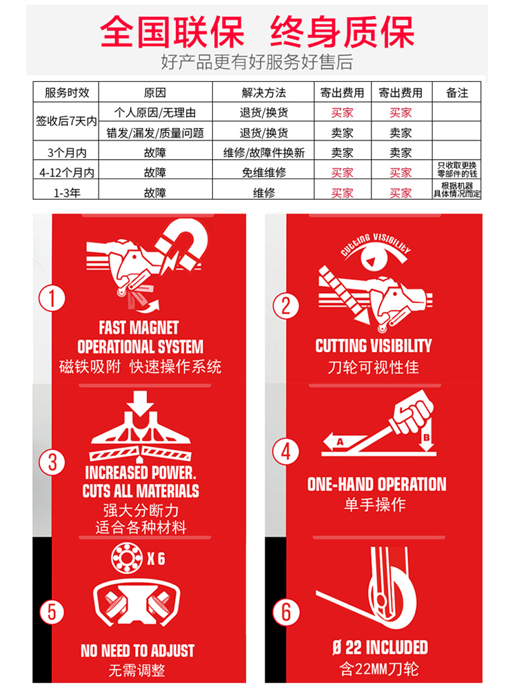 瑞比RUBI新款Xone加强手动瓷砖切割机地砖推刀高精度拉刀原厂单轨 - 图3