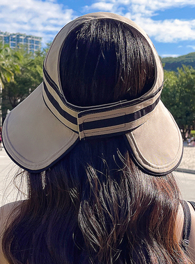 遮阳帽空顶太阳防晒帽出游夏季女