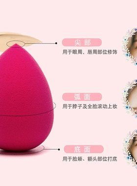 basicare贝西凯尔 气垫海绵bb霜 美妆蛋干湿两用 化妆不吃粉