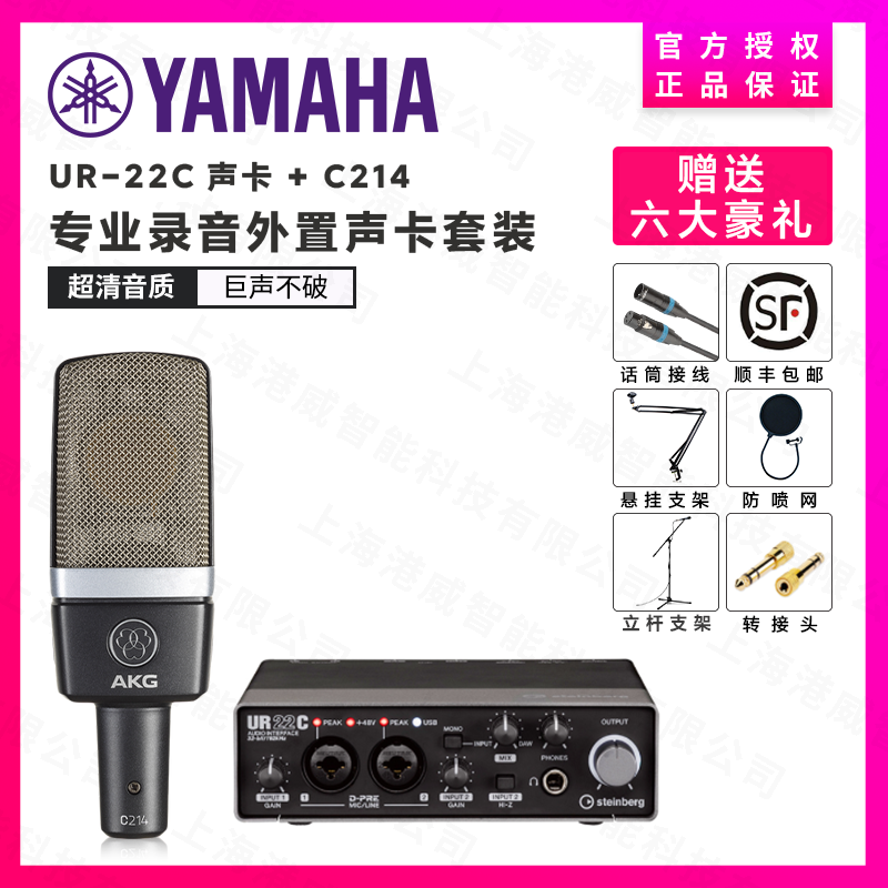 YAMAHA/雅马哈ur242停产替代UR22MKII UR44C专业录音配音编曲声卡 - 图2