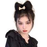 Сетка для волос для парика подходит под национальную одежду с бантиком, популярно в интернете