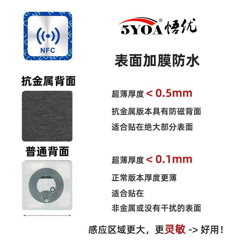 NFC贴纸一碰传多屏协同碰碰贴片标签捷径自动化芯片音乐音响-图2