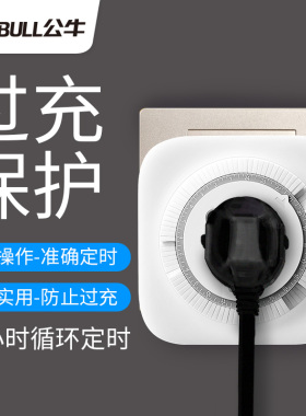 公牛大功率控制电动汽车定时器