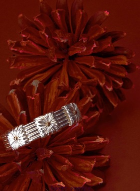 EnSageXDoublure方形菊花手镯