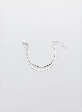 EnSage 24SS Double Layer Snake Bone  Bracelets双链简约手链