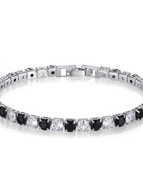 亚马逊热销时尚4mm间色锆石手链