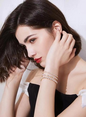 欧美跨境亚马逊爆款3mm单排手链