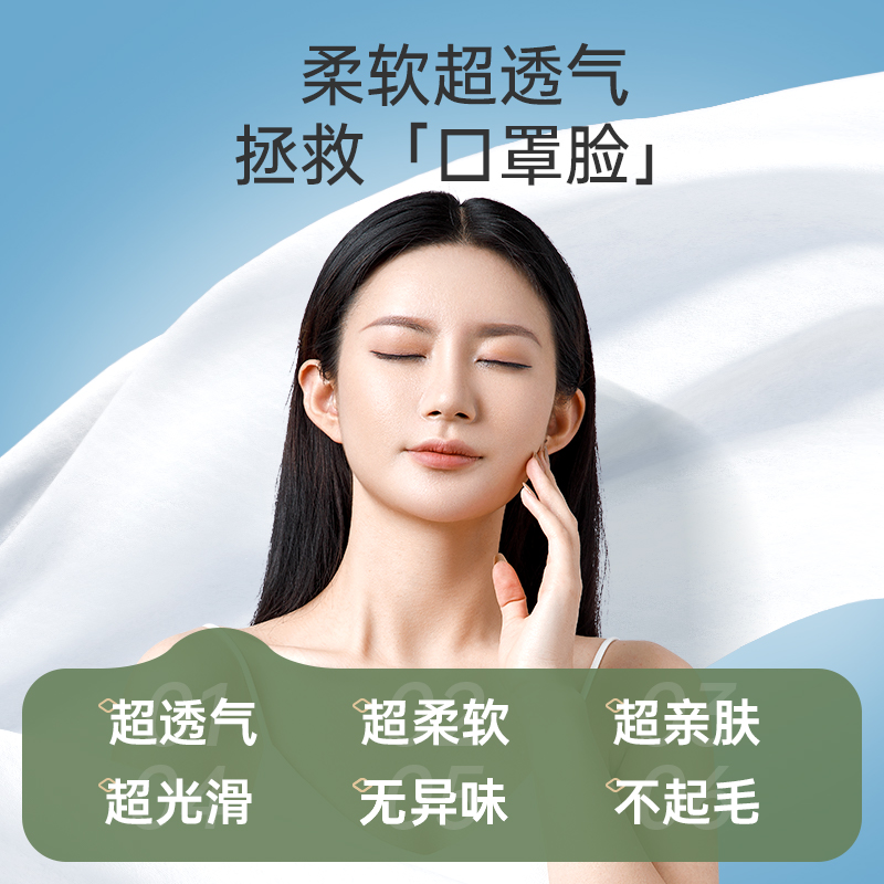 超亚低呼吸阻力医用口罩一次性医疗三层防护3d立体独立高颜值正品