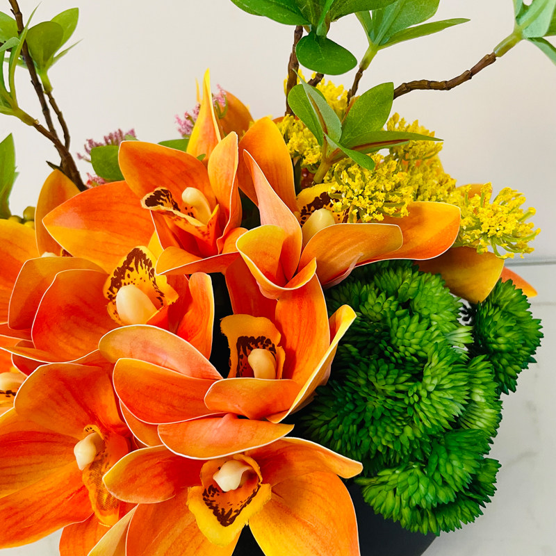 餐桌桌花餐厅台花圆桌中间摆花家居客厅样板房装饰假花绢花摆件,淘宝优惠券,粉丝福利购,淘宝优惠卷