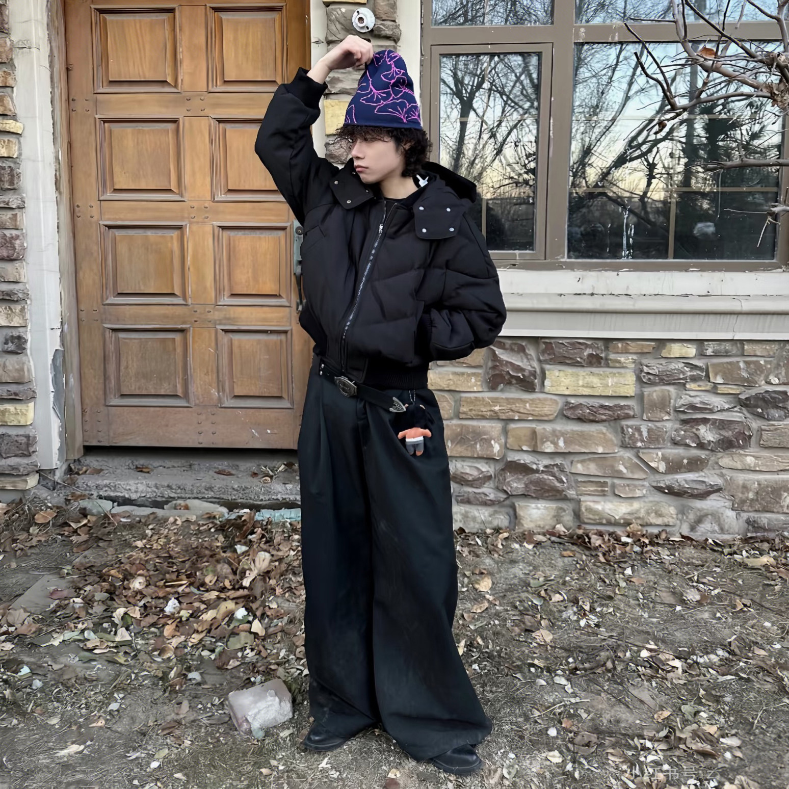 【TZ killer】PILOTDOWN飞行员羽绒服可拆卸帽子90白鸭绒保暖外套