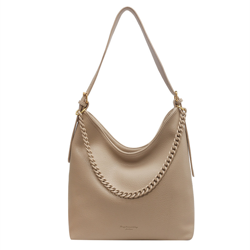 大容量包包女2025新款小众设计简约链条单肩斜挎包上班通勤托特包,淘宝优惠券,粉丝福利购,淘宝优惠卷