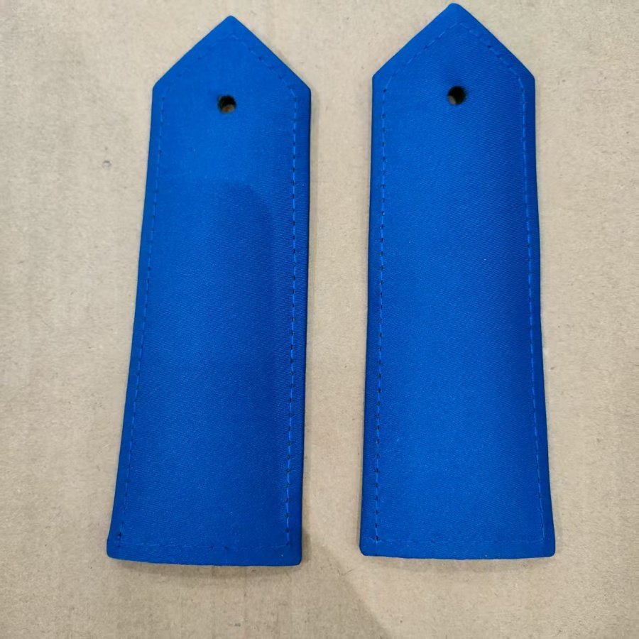 安保制服配件 新款按扣肩章蓝色肩牌弧形小圆孔胸牌硬布套筒金属,淘宝优惠券,粉丝福利购,淘宝优惠卷