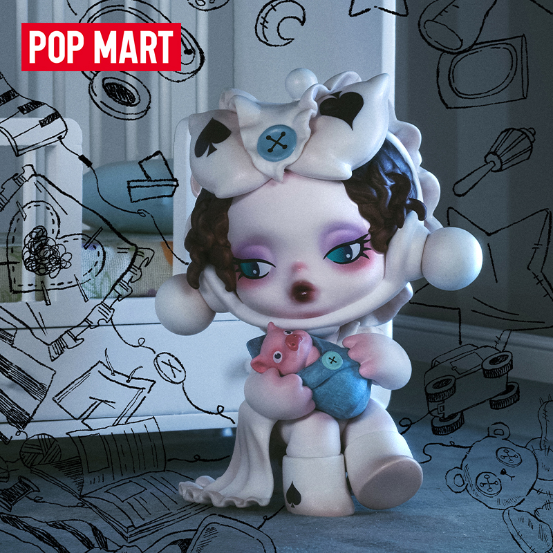 POPMART泡泡玛特 SKULLPANDA 平日奇境系列盲盒潮流玩具礼物 - 图3