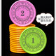 Mahjong chips, mahjong tube special coins, kindergarten points coins, primary school students reward coins, reward cards, exchange tokens