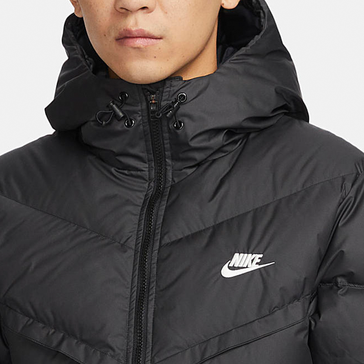 Nike/耐克正品冬季新款男子运动保暖连帽羽绒服FB8178-010 - 图0