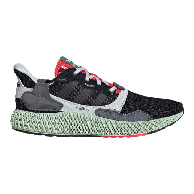 Adidas/阿迪达斯正品 ZX4000 Futurecraft 4D黑红跑步鞋 BD7931-图3