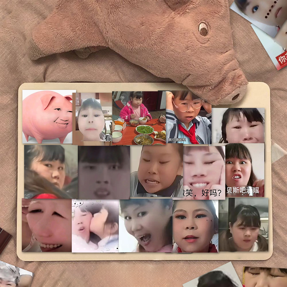 128张无骨家族贴纸趣味抽象网红搞笑表情包装饰diy手机壳手账贴画 - 图2
