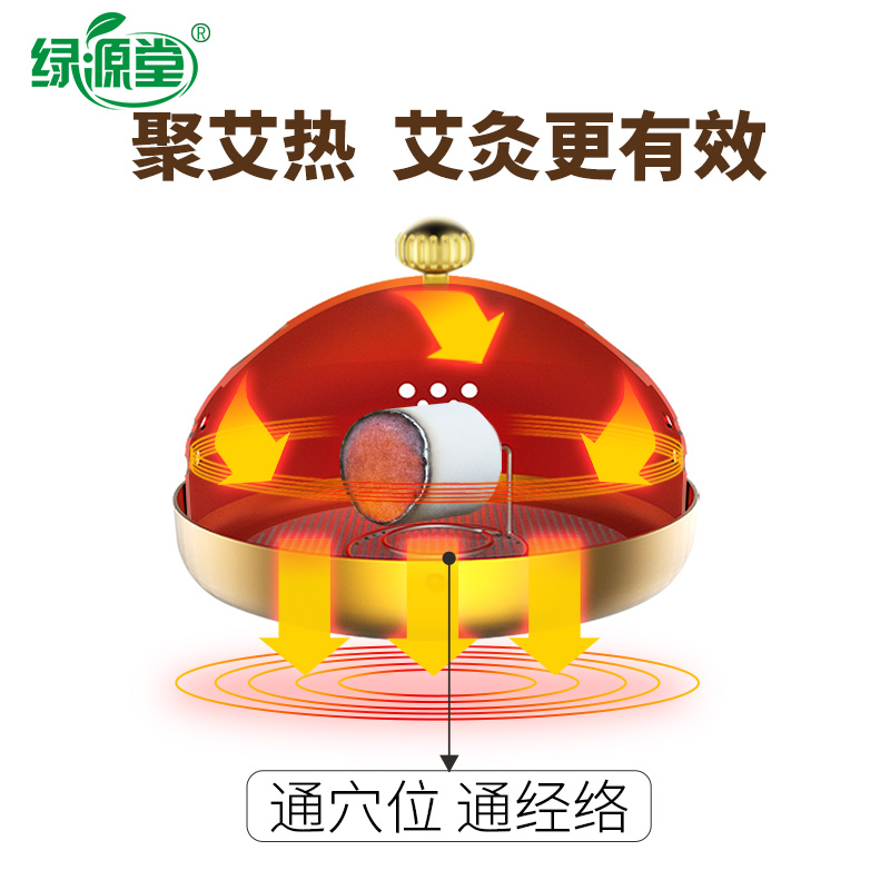 艾灸盒随身灸家用熏蒸仪器盒子器具腰腹部艾条柱包官方旗舰店正品-图2