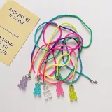 Медицинская маска, ремешок, цепочка, универсальная подвеска, красочные солнцезащитные очки, модное ожерелье, простой и элегантный дизайн, с медвежатами