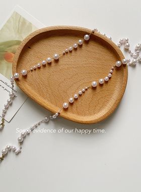 口罩链小珠子串链链眼镜链实用