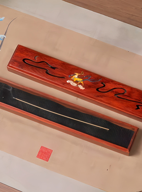 印度小叶紫檀一路有你线香盒