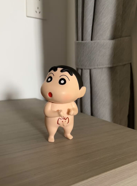 浴室光PP蜡笔小新摆件桌面装饰