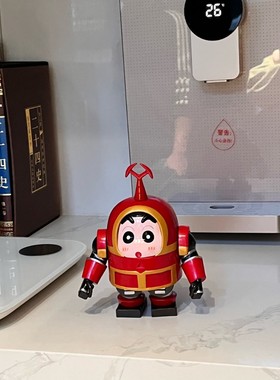 铁甲小新卡布达可爱卡通摆件桌面