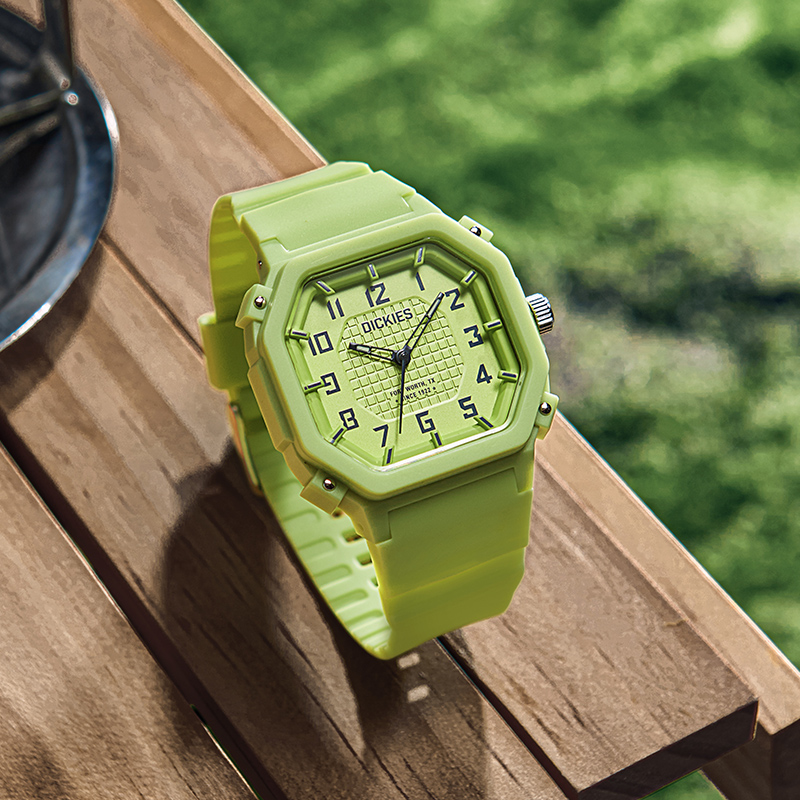 dickies学生女潮流复古方形情侣表 dickies手表欧美腕表