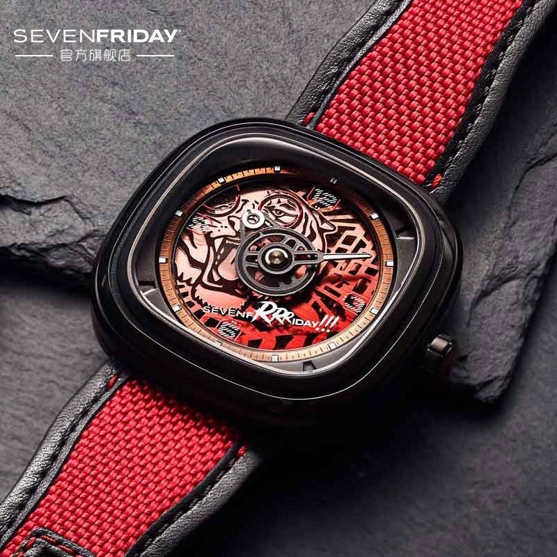 【限量款】Sevenfriday七个星期五手表瑞士男自动机械腕表T3/05