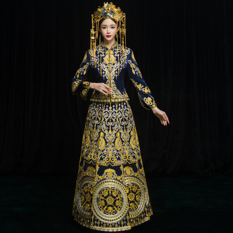 2021新款秀禾服新娘春夏季秀敬酒服 人生大事旗袍