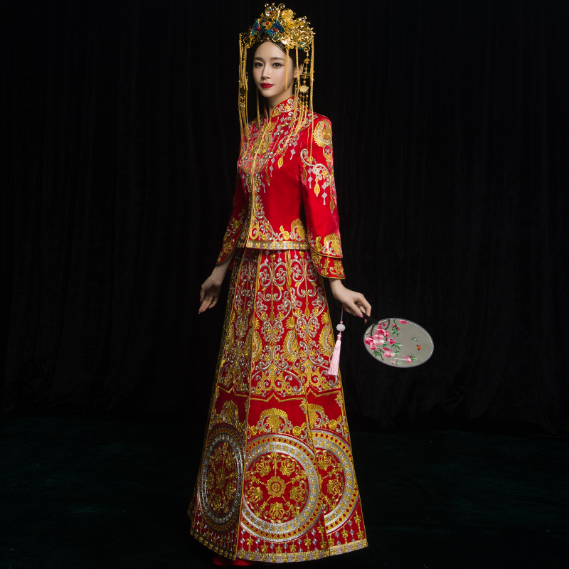 2021新款秀禾服新娘春夏季秀敬酒服 人生大事旗袍