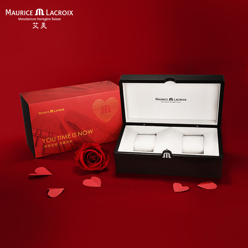 MauriceLacroix艾美官方正品典雅系列机械手表商务复古情侣表钢带