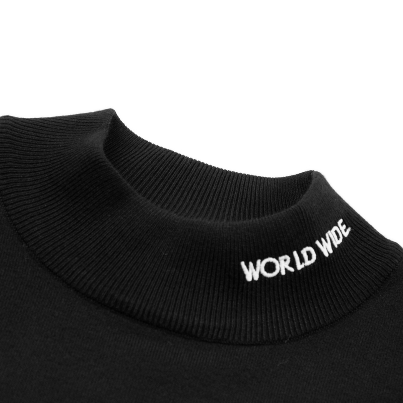 GXG男装商场同款绿意系列黑色高领毛衫冬季新品GD1101392K