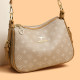 Genuine leather large capacity shoulder crossbody cowhide bag for women