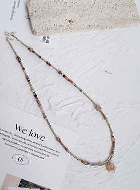 EPUU925纯银日式复古串珠项链