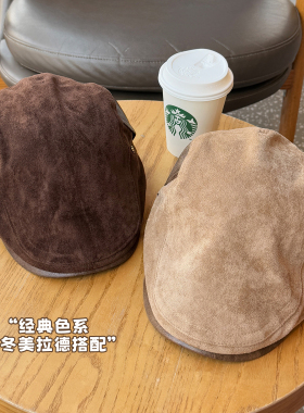秋冬复古老钱风前进帽