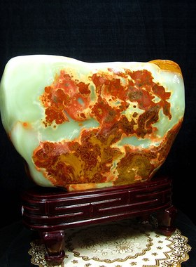 天然玉石招财摆件家居装饰品