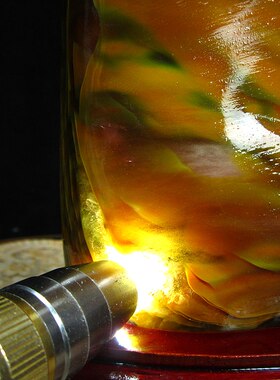 天然七彩水晶禅意桌面摆件