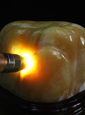 纯天然原石黄蜡石黄玉摆件