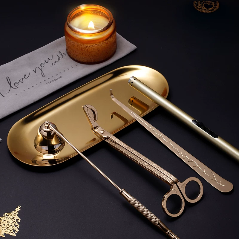 Aromatherapy, candle, tools set, high-end electronic lighter with usb charger