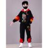 Chinese style children's clothing 8-year-old boy long-sleeved spring and autumn suit 9 cool dragon boy velvet sweatshirt spring clothes 12