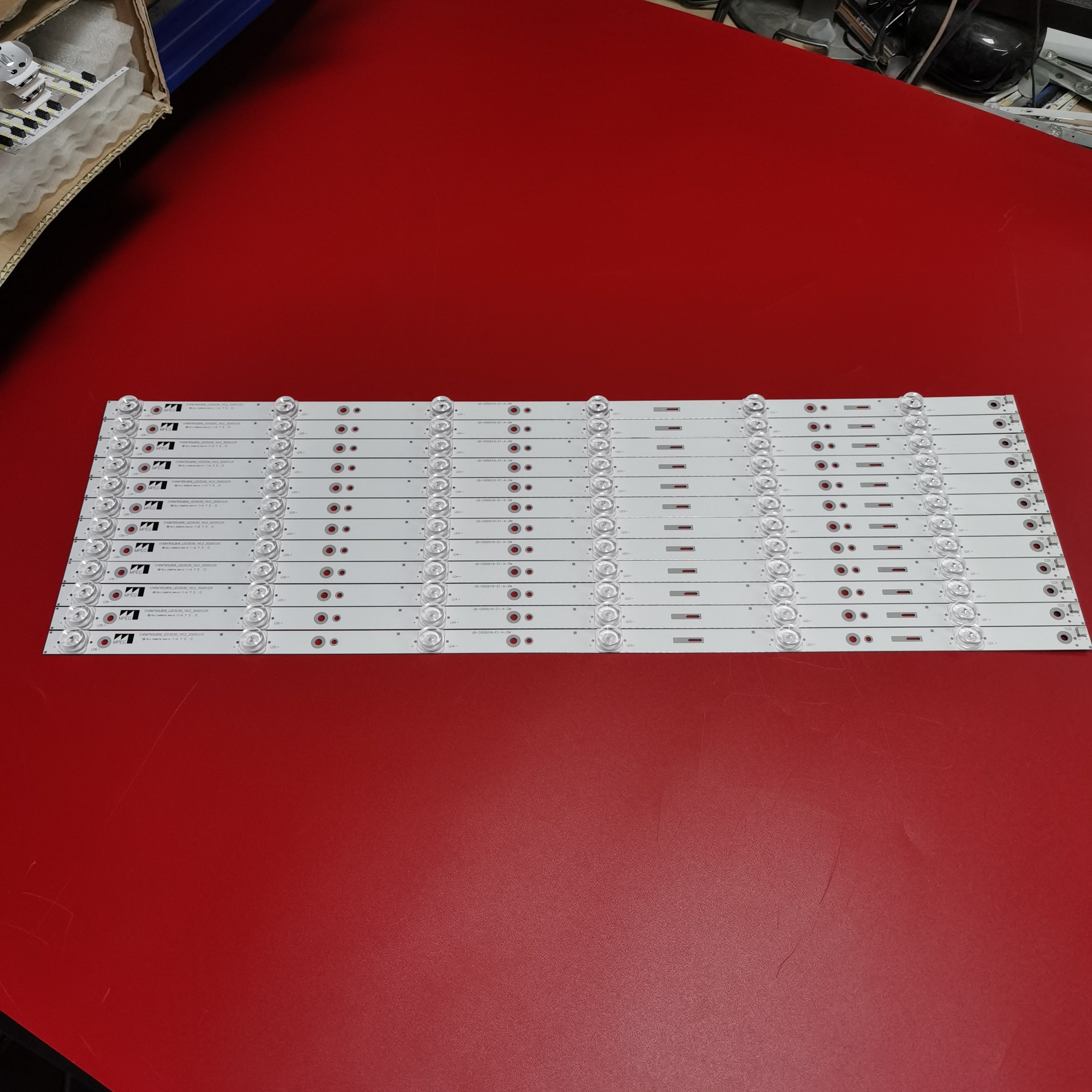 适用长虹65E8灯条CHDMT65LB06-LED3030-V0.3灯条液晶6灯珠凹透镜,淘宝优惠券,粉丝福利购,淘宝优惠卷