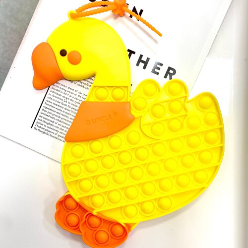 小黄鸭灭鼠先锋玩具彩虹按按乐益智玩具解压按按乐恐龙章鱼减压板 - 图0