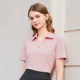 Betu women's clothing 2024 summer new commuter fashion intellectual polo collar short-sleeved T-shirt tops